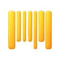 barcode stylized as shiny
