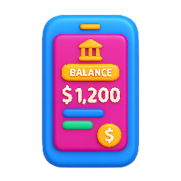 mobile-banking-app stylized as shiny