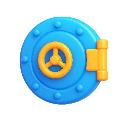 safe-vault stylized as shiny