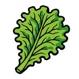 lettuce-leaf stylized as comic