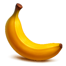 banana stylized as digital