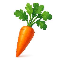 carrot stylized as digital