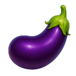eggplant stylized as digital