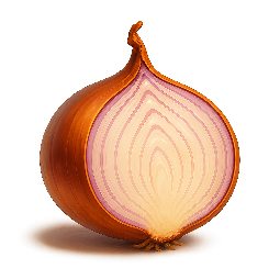 onion stylized as digital