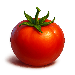 tomato stylized as digital