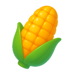 corn stylized as shiny