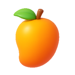 mango stylized as shiny