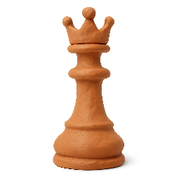 chess-king stylized as claymation