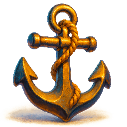 anchor stylized as digital