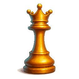 chess-king stylized as digital