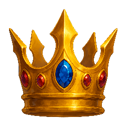 crown stylized as digital