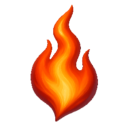 flame stylized as digital
