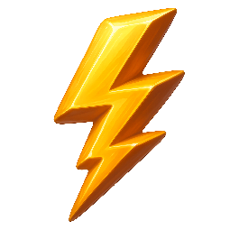 lightning-bolt stylized as digital