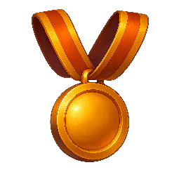 medal stylized as digital
