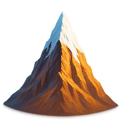 mountain-peak stylized as digital