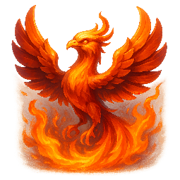 phoenix stylized as digital