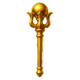 scepter stylized as digital