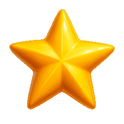 star stylized as digital