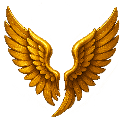 wings stylized as digital