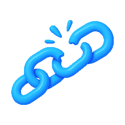 broken-chain stylized as shiny