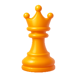 chess-king stylized as shiny