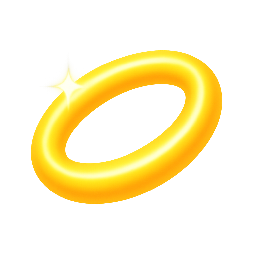 halo stylized as shiny