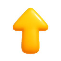 upward-arrow stylized as shiny