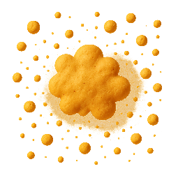 pollen-dust stylized as claymation