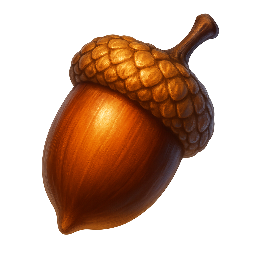 acorn stylized as digital