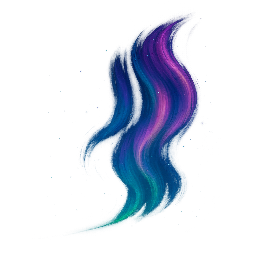 aurora-borealis stylized as digital