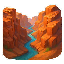 canyon stylized as digital