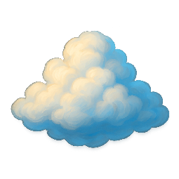 cloud stylized as digital