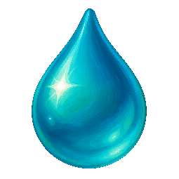 dew-drop stylized as digital