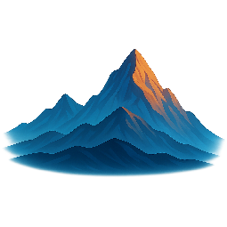mountain-silhouette stylized as digital