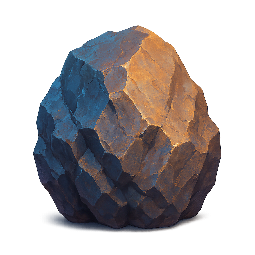rock stylized as digital