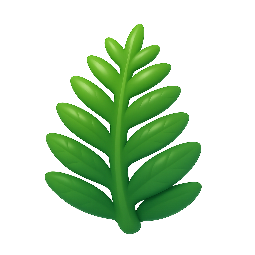 fern stylized as shiny