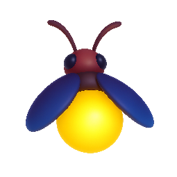 firefly stylized as shiny