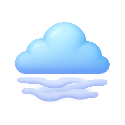 fog stylized as shiny