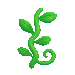 vine stylized as shiny