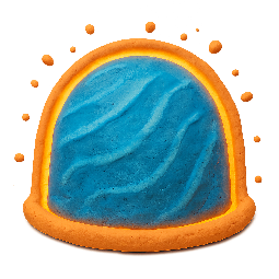 force-field stylized as claymation