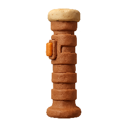 laser-sword-hilt stylized as claymation