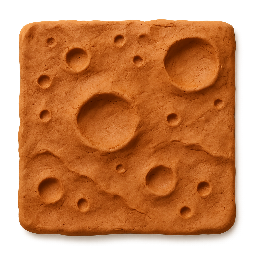 planet-surface-texture stylized as claymation