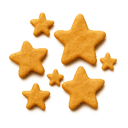 star-cluster stylized as claymation