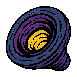 wormhole stylized as comic