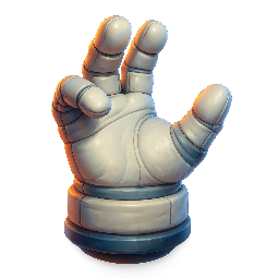 astronaut-glove stylized as digital