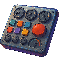 control-panel stylized as digital