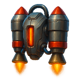 jetpack stylized as digital