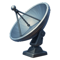 satellite-dish stylized as digital