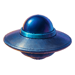 ufo stylized as digital