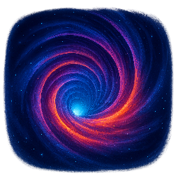 wormhole stylized as digital